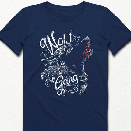 Wolf indigo Erkek tişört - basmatik.com