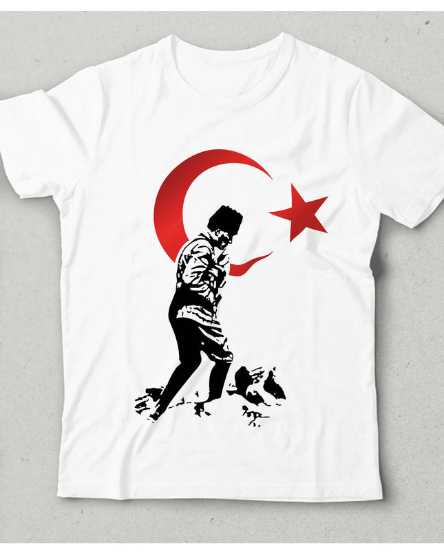 Ataturk and Flag Themed Children's T-Shirt