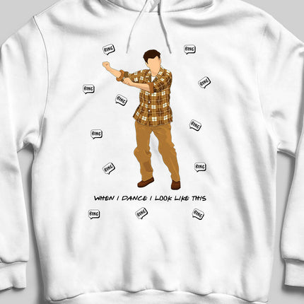 Friends Chandler Bing Dance Beyaz Sweatshirt