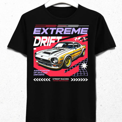 Extreme Drift Streetwear Retro Futuristic Design