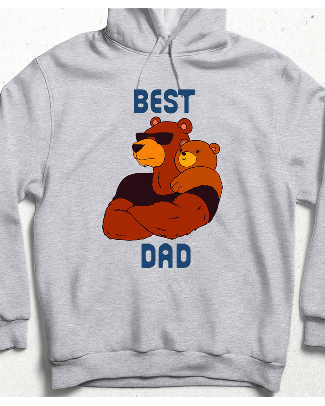 Best Dad Kapüşonlu Sweatshirt - basmatik.com