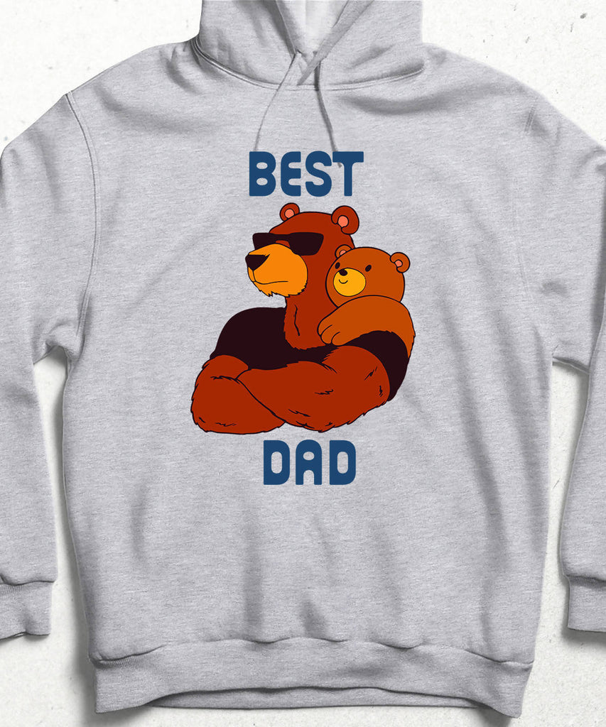 Best Dad Kapüşonlu Sweatshirt - basmatik.com