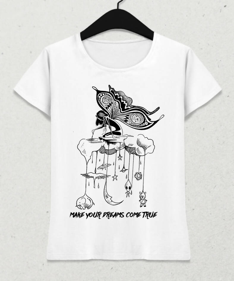 Dreams Women's White T-Shirt