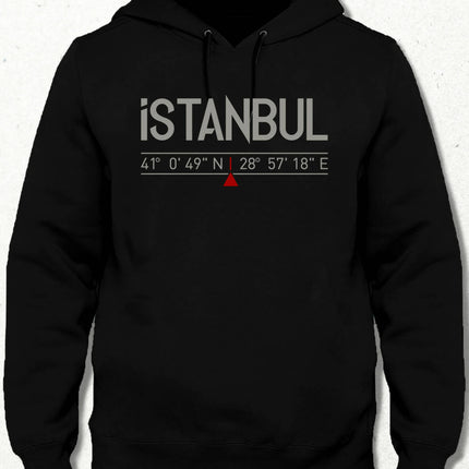 Istanbul Coordinates Hooded Sweatshirt