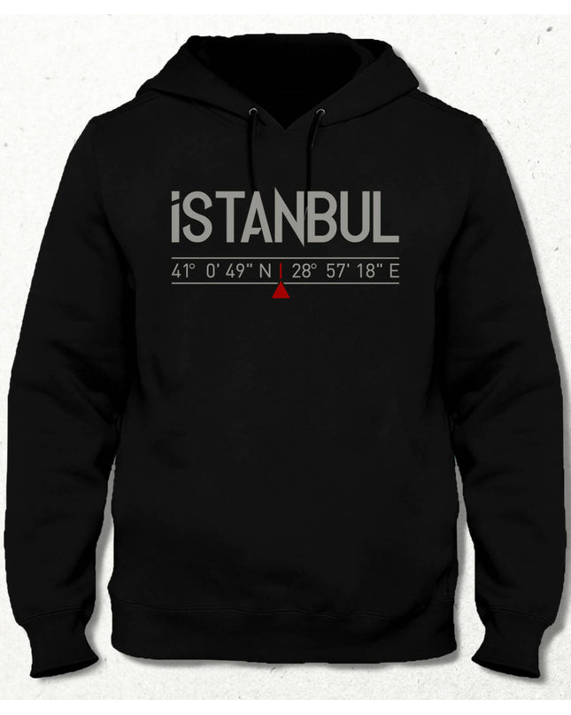 Istanbul Coordinates Hooded Sweatshirt