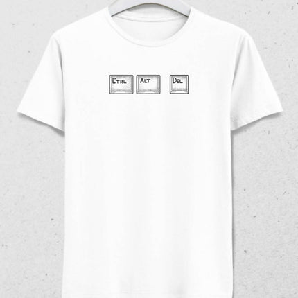 Ctrl+Alt+Del Erkek Tişört - basmatik.com