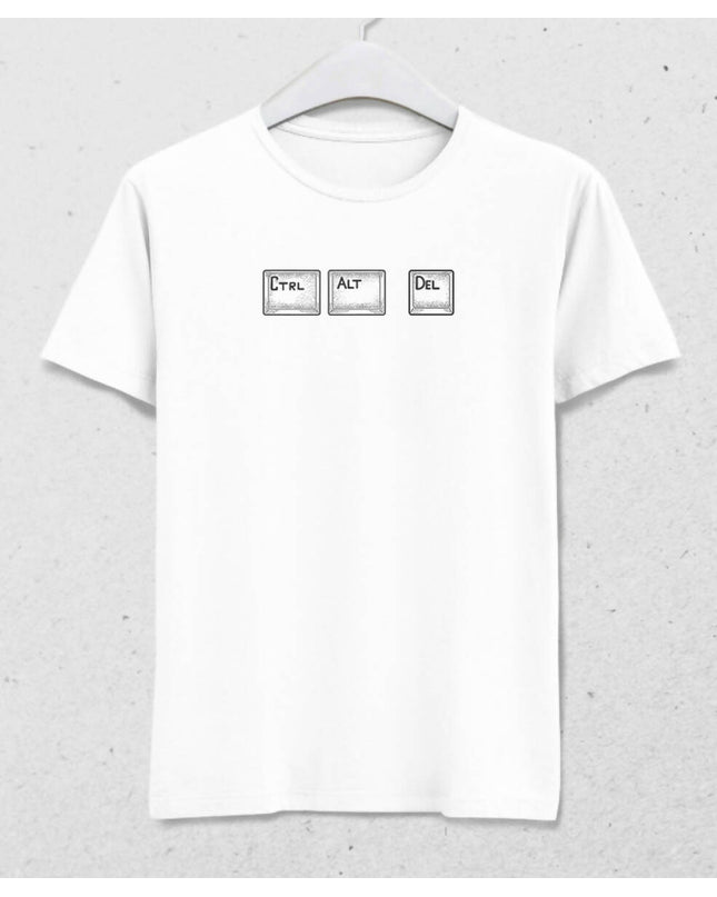 Ctrl+Alt+Del Erkek Tişört - basmatik.com