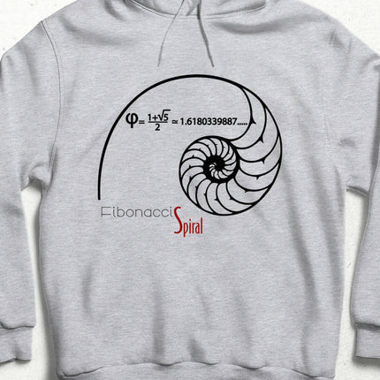 Fibonacci Spiral Hooded Sweatshirt