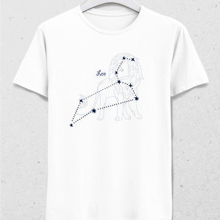 Yıldızlı Aslan burcu tişört - basmatik.com