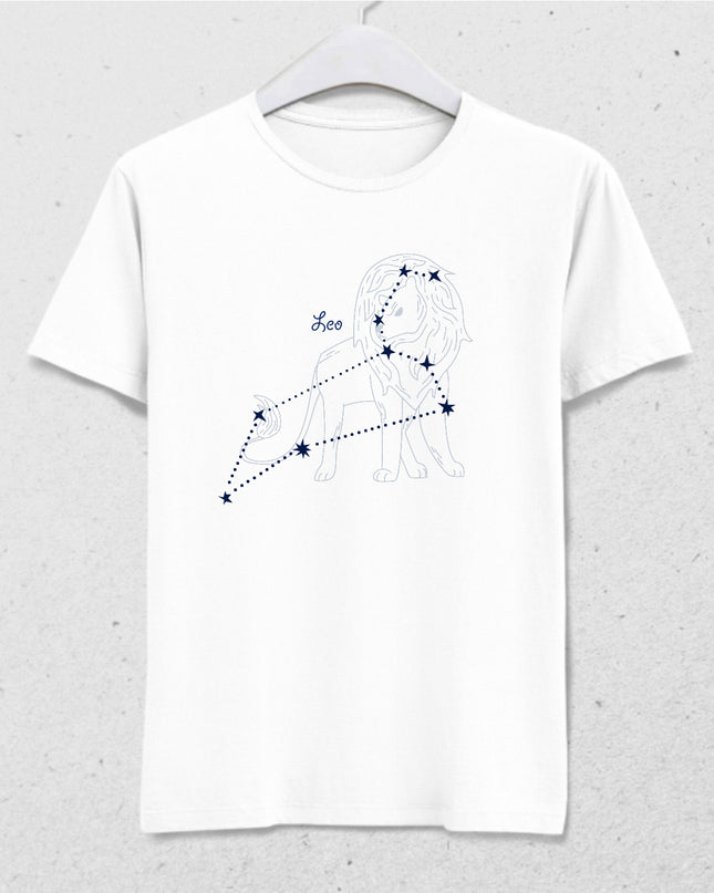 Yıldızlı Aslan burcu tişört - basmatik.com
