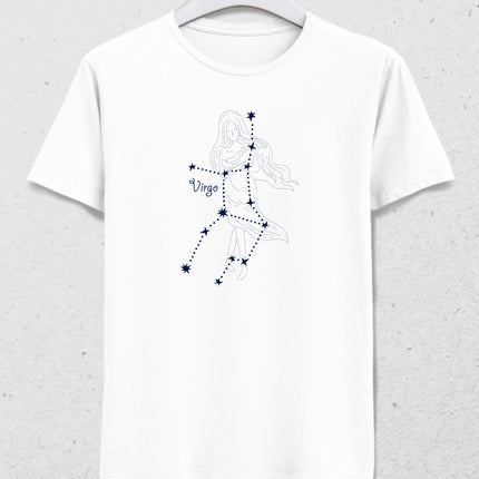 Yıldızlı Başak burcu tişört - basmatik.com