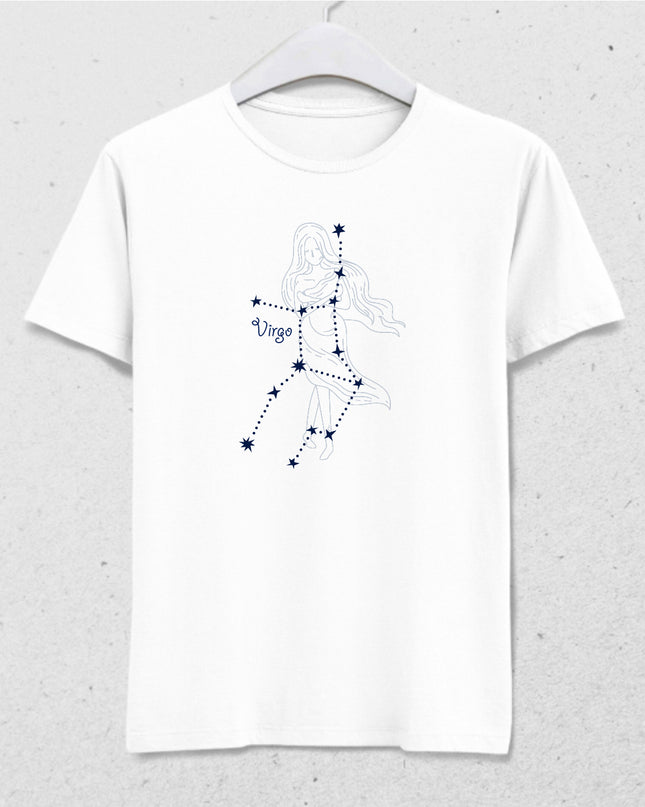 Yıldızlı Başak burcu tişört - basmatik.com