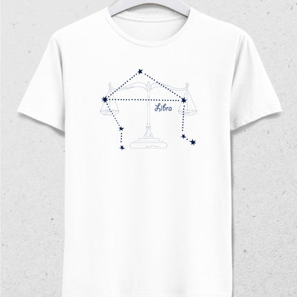 Yıldızlı Terazi burcu tişört - basmatik.com
