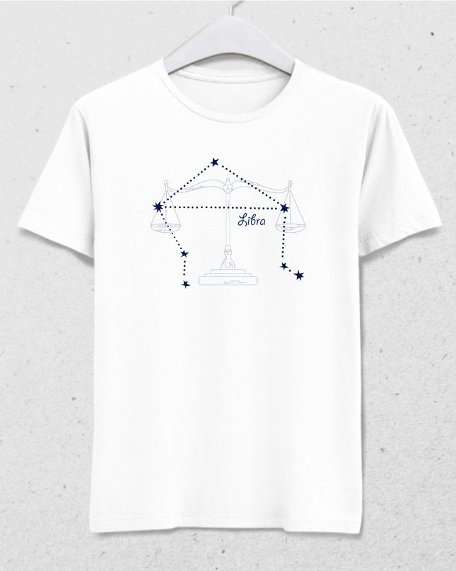 Yıldızlı Terazi burcu tişört - basmatik.com