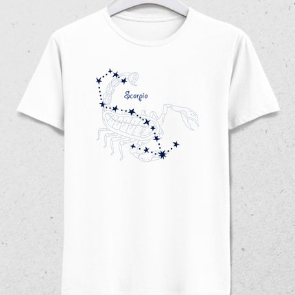 Yıldızlı Akrep burcu tişört - basmatik.com