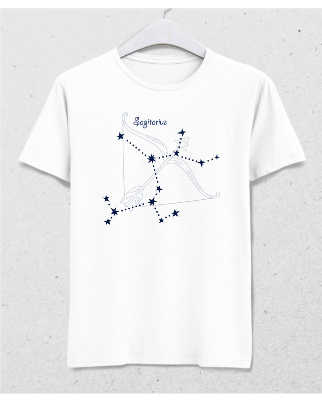 Yıldızlı Yay burcu tişört - basmatik.com