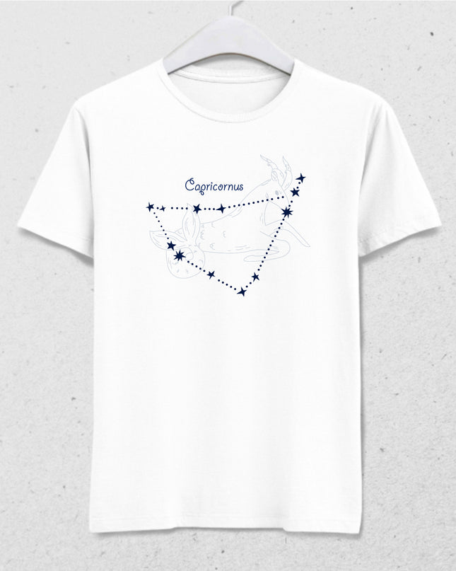Yıldızlı Oğlak burcu tişört - basmatik.com