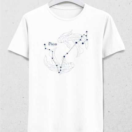 Yıldızlı Balık burcu tişört - basmatik.com
