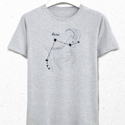 Yıldızlı Koç burcu tişört - basmatik.com
