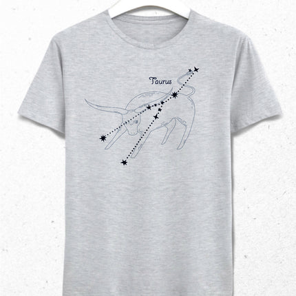 Yıldızlı Boğa burcu tişört - basmatik.com
