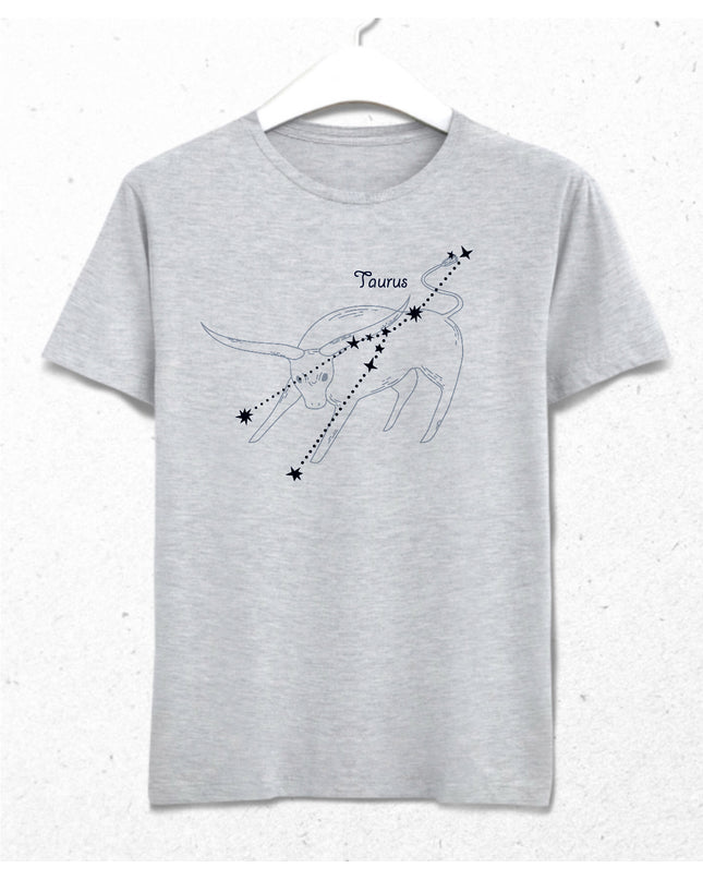 Yıldızlı Boğa burcu tişört - basmatik.com