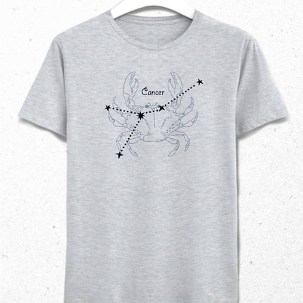 Yıldızlı Yengeç burcu tişört - basmatik.com