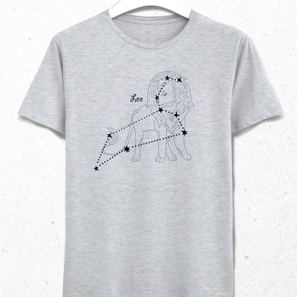 Yıldızlı Aslan burcu tişört - basmatik.com