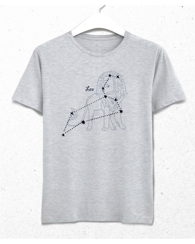 Yıldızlı Aslan burcu tişört - basmatik.com