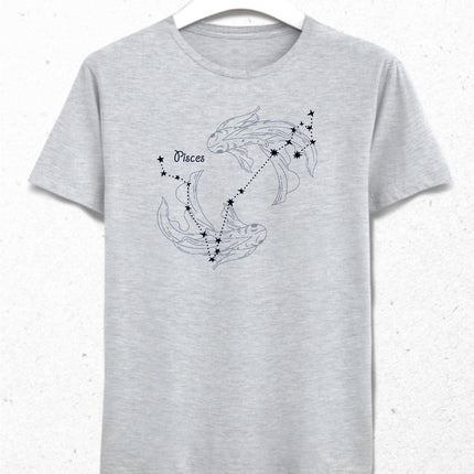Yıldızlı Balık burcu tişört - basmatik.com