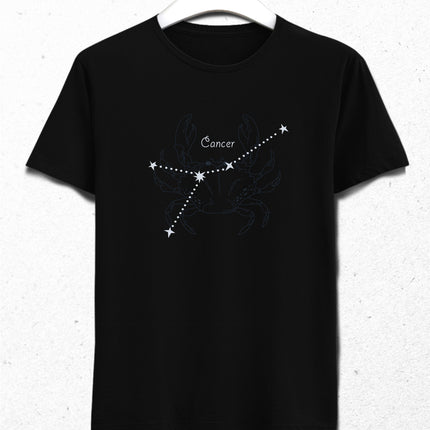 Yıldızlı Yengeç burcu tişört - basmatik.com