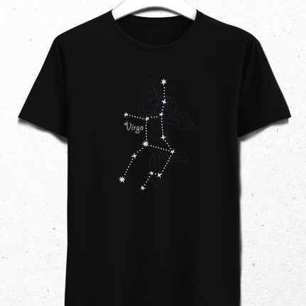 Yıldızlı Başak burcu tişört - basmatik.com