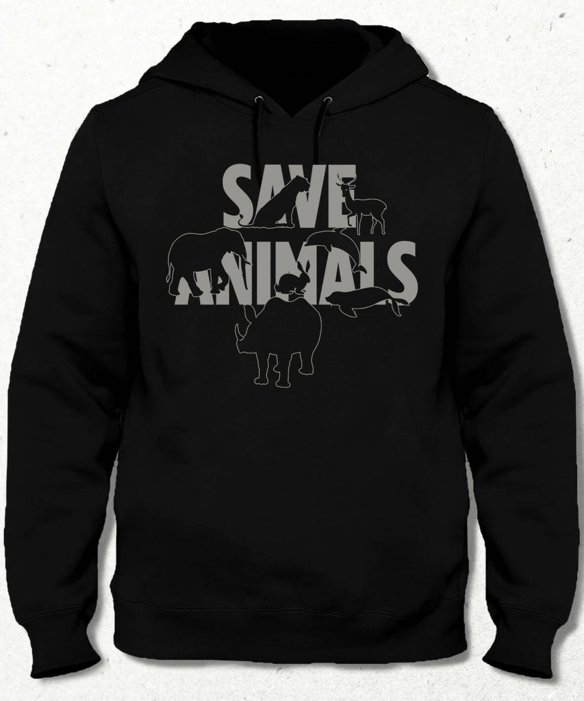 Save Animals Kapüşonlu Sweatshirt