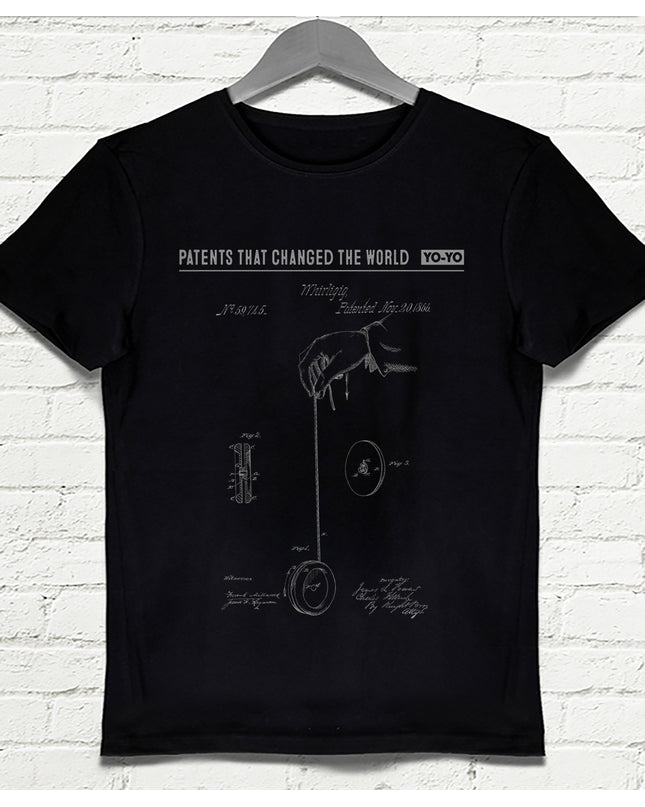 Yo-yo siyah Erkek tshirt - basmatik.com