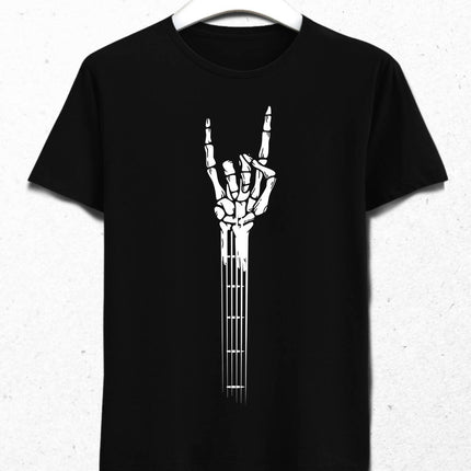 Skeleton Hand Guitar - Rock And Roll V2 Men's T-Shirt