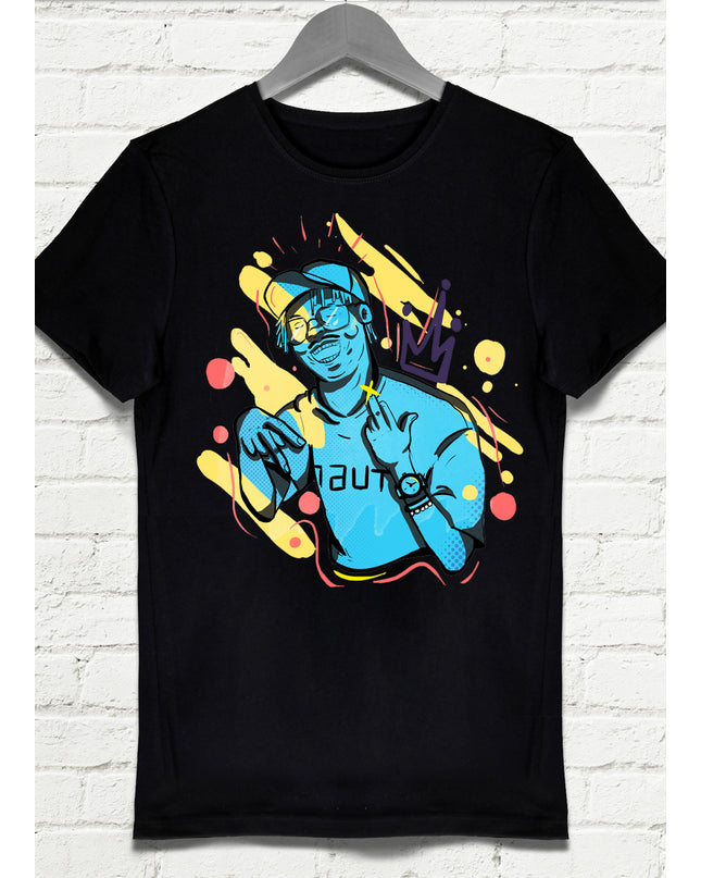 Yachty siyah erkek t-shirt - basmatik.com