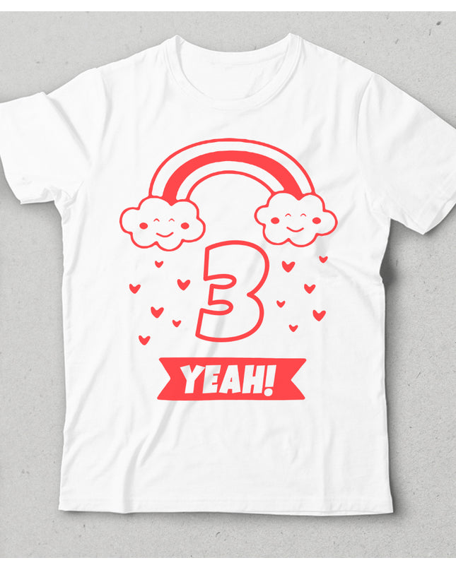 Yeah doğum günü çocuk tişört - basmatik.com