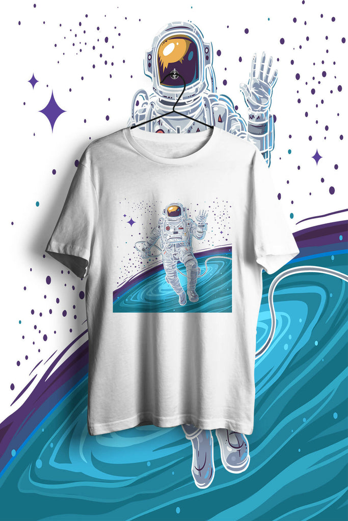 Astronot Baskılı T-Shirt