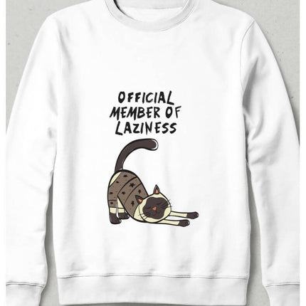 Official Member of Laziness Sweatshirt - basmatik.com