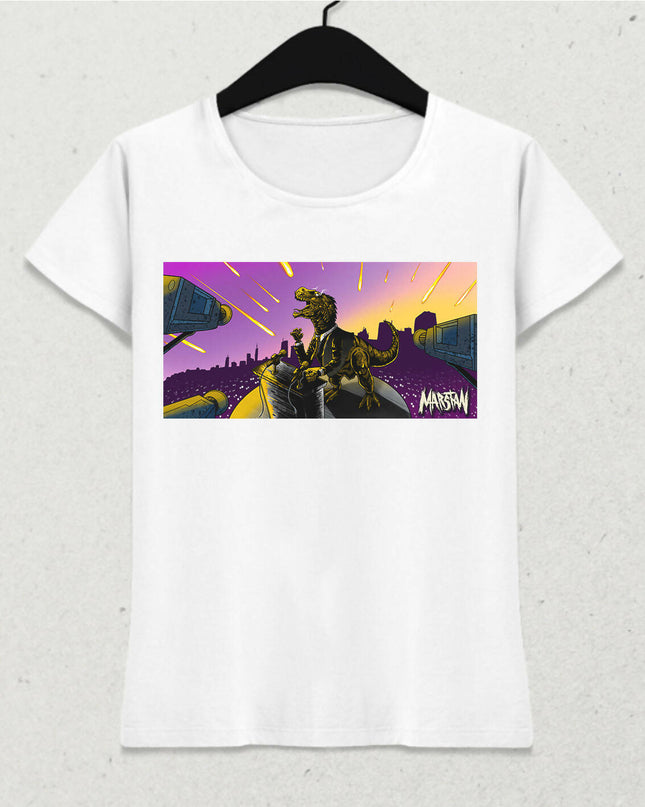 Marstan "Yolun Sonu" Tişört - Kadın - (Siyah/Gri/Beyaz)