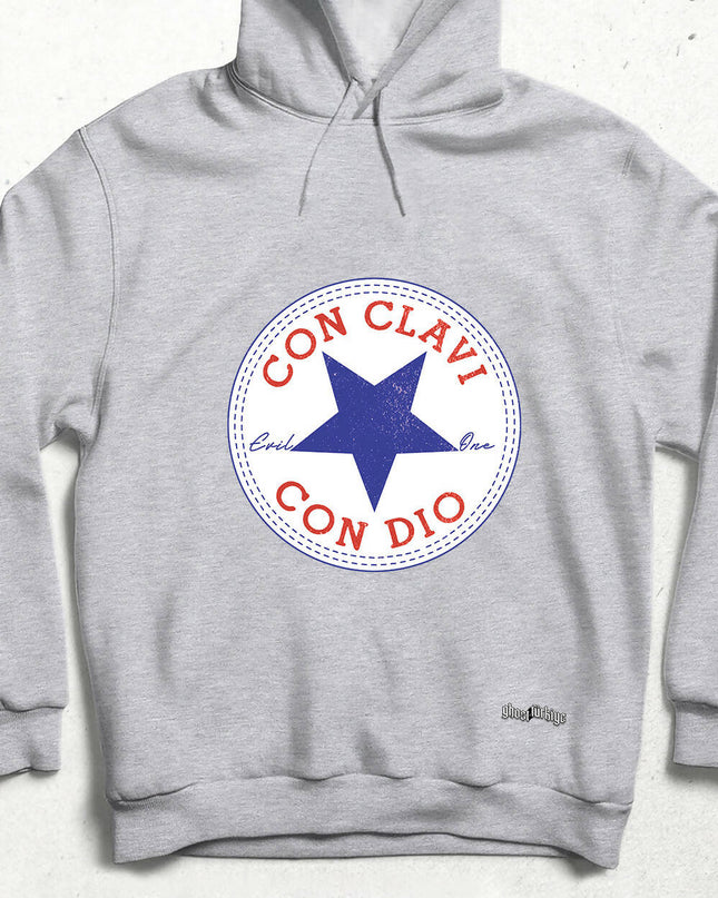 Con Clavi Con Dio Kapüşonlu Sweatshirt