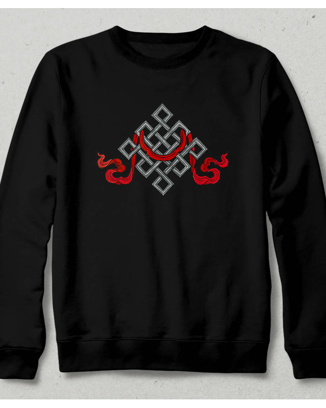 Knot &amp; Pattern Sweatshirt