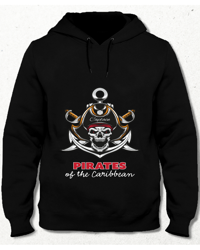Pirates Of The Caribbean Siyah Sweatshirt