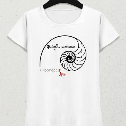 Fibonacci Spiral Kadın Tişört