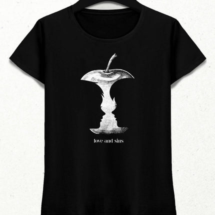 Love And Sins Kadın Tişört - basmatik.com