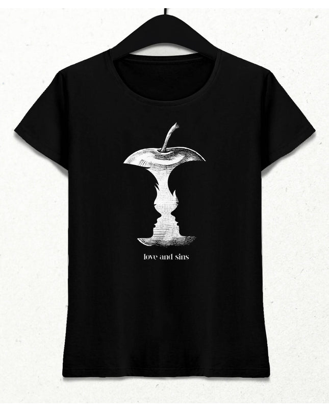 Love And Sins Kadın Tişört - basmatik.com