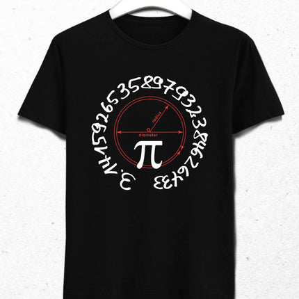 Pi Day Erkek Siyah Tişört