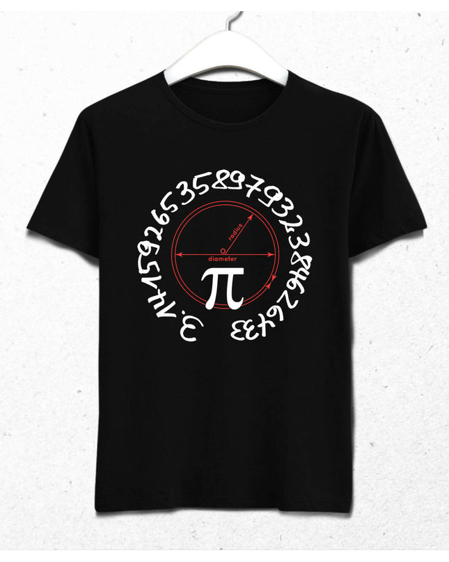 Pi Day Erkek Siyah Tişört