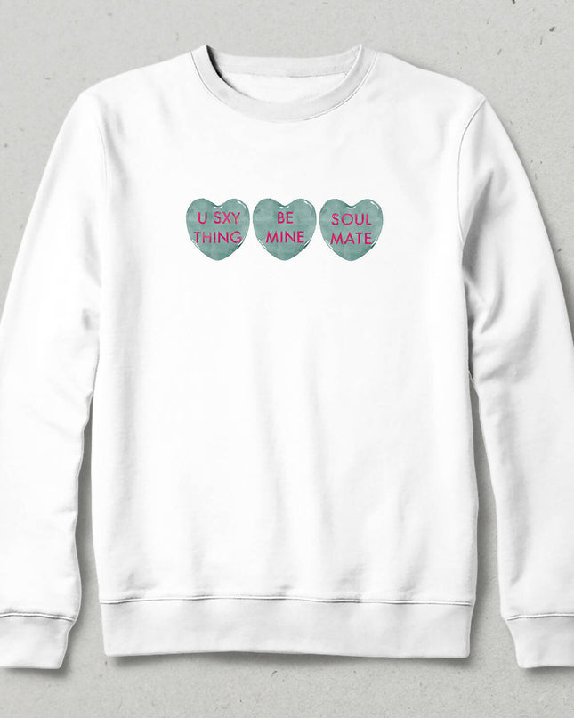 Valentine's IV, Kalpli Slogan Sweatshirt