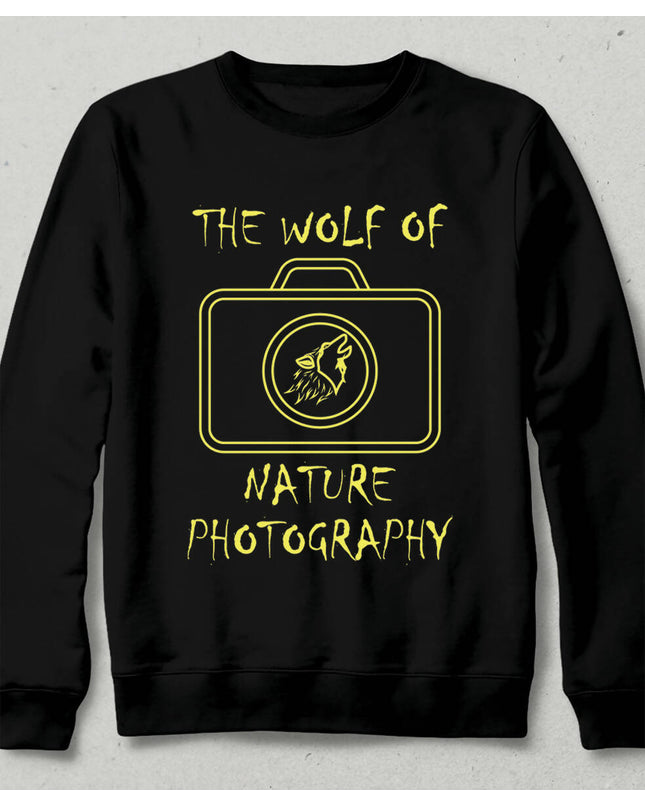 The Wolf of Nature Photography Sweatshirt Unisex