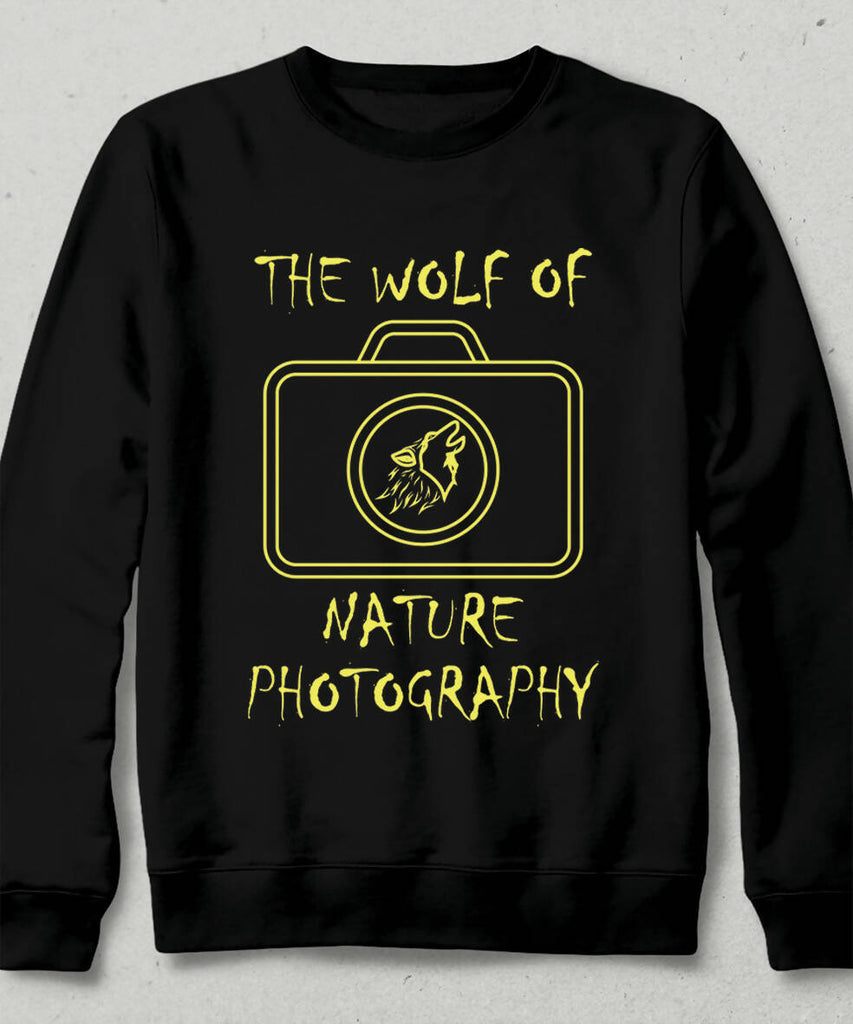 The Wolf of Nature Photography Sweatshirt Unisex